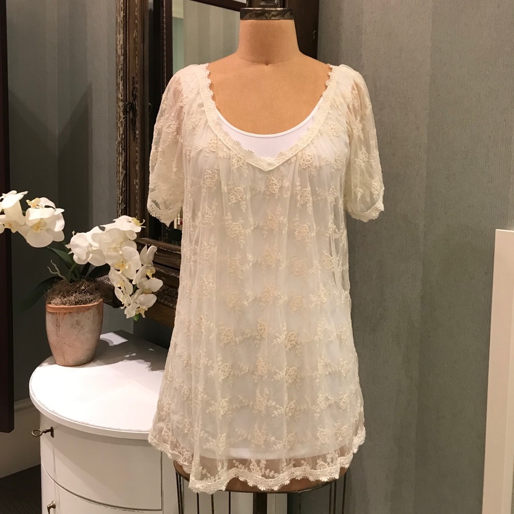 Sundance True Grit Lace Top